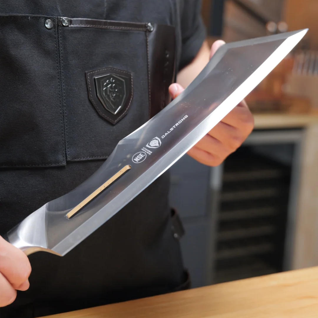 ANNIHILATOR MEAT CLEAVER WITH STAND 14"